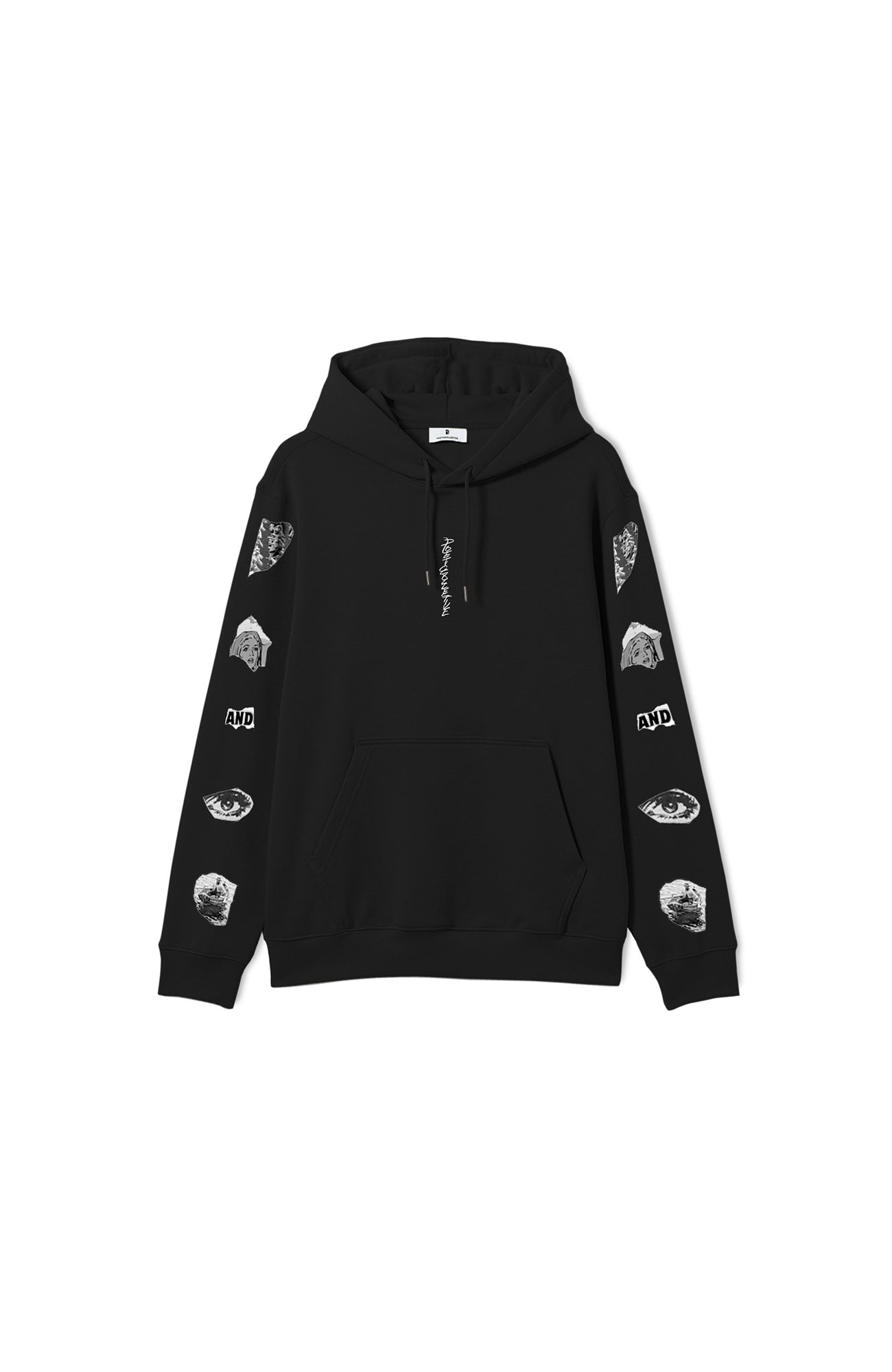 And Arm Hoodie - Black