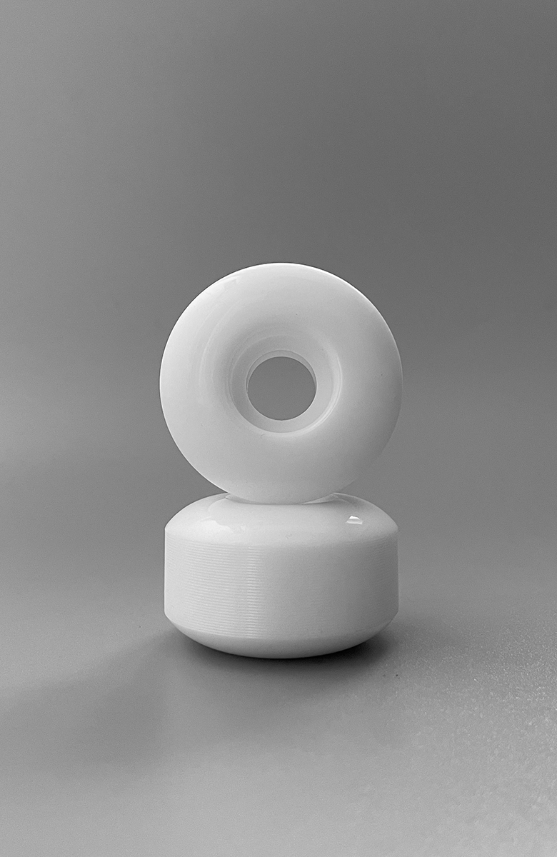 Blank Wheels, Round Shape, 99A, 53mm