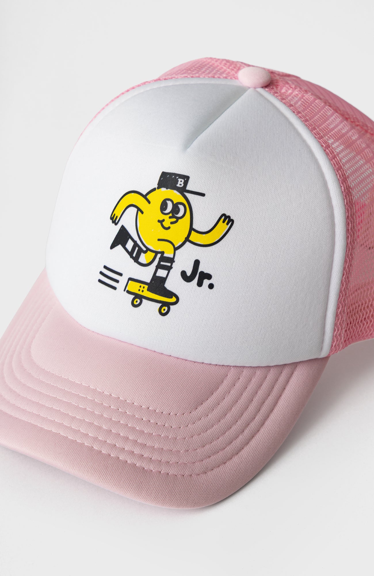 JUNIOR MACOT KID SIZED MESH HAT - Baby pink