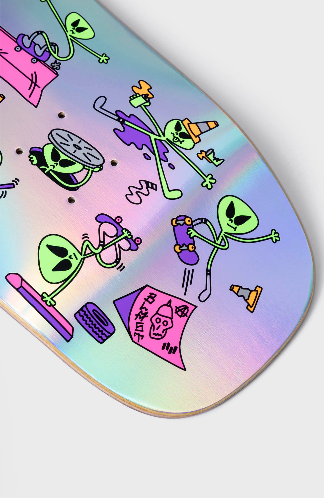 9.25" ALIEN DEMO HOLOORAPHIC FOIL DECK