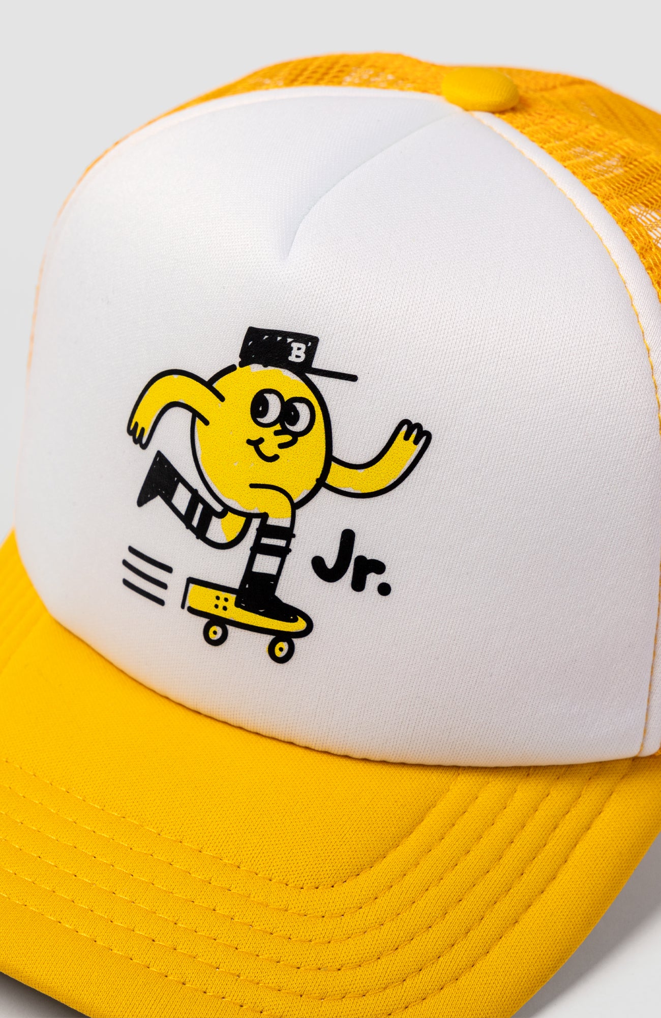 KID SIZED MESH HAT - Yellow