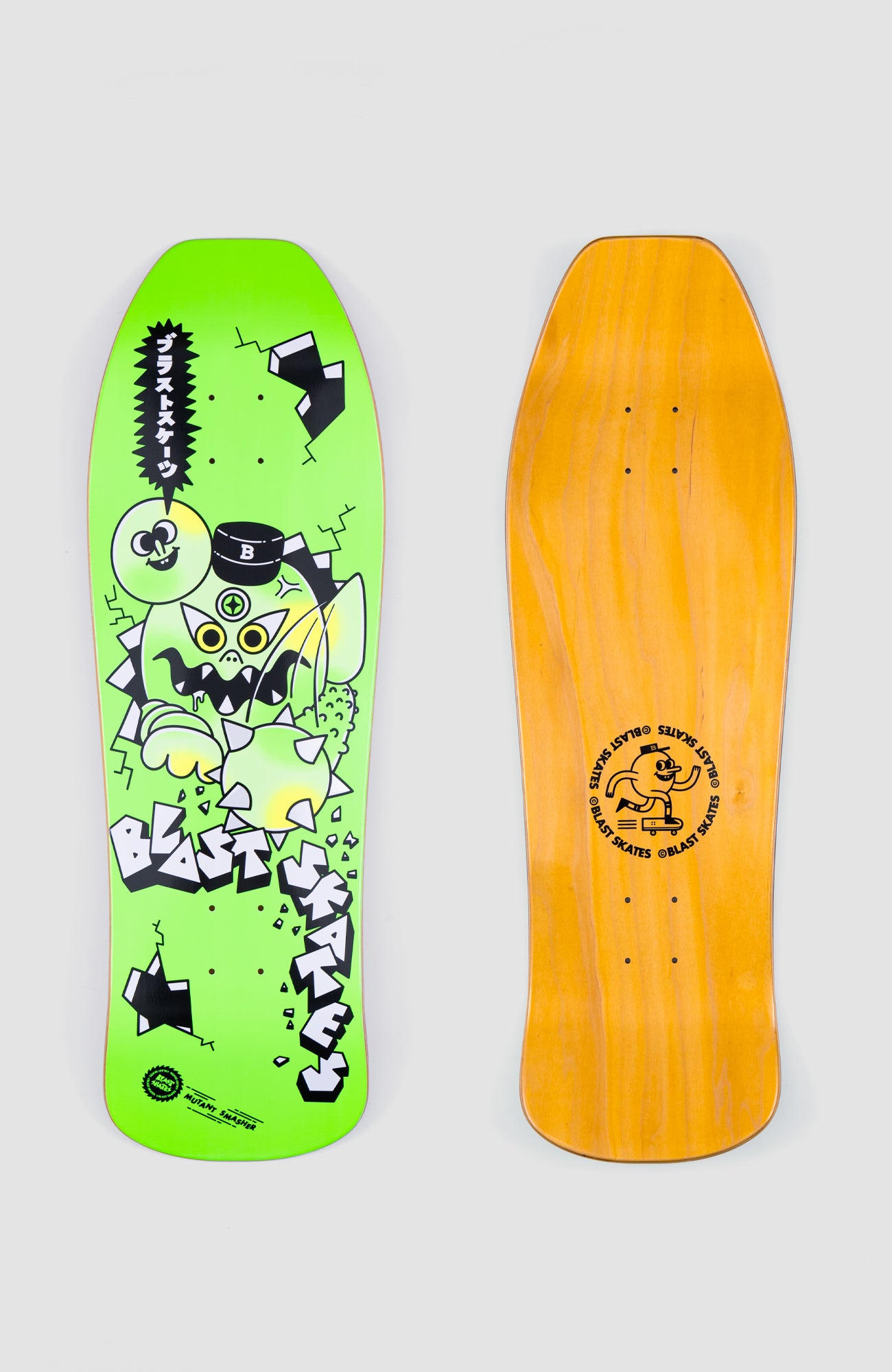 10" GREEN MUTANT SMASHER DECK