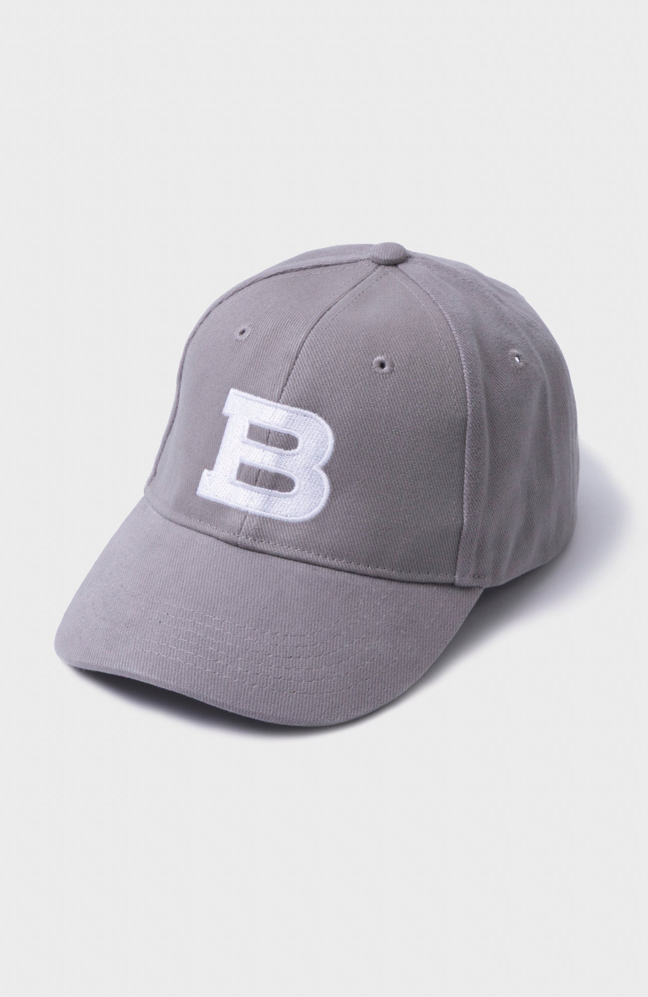 CLASSIC 6 PANEL - EMBROIDERED 'B' CAP - Grey