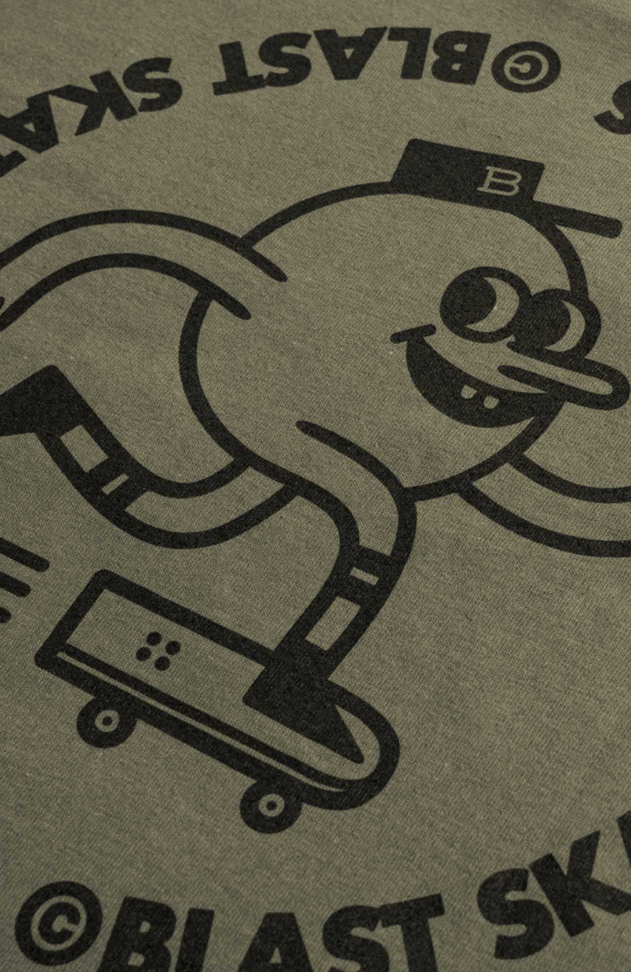 CLASSIC ROUND LOGO T-SHIRT - MOSS