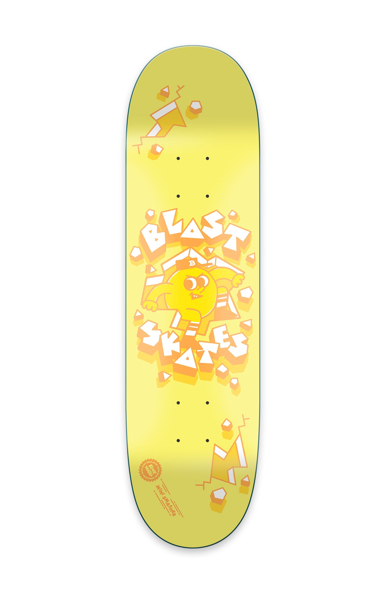 Mini Smasher - yellow, mini POPS Deck