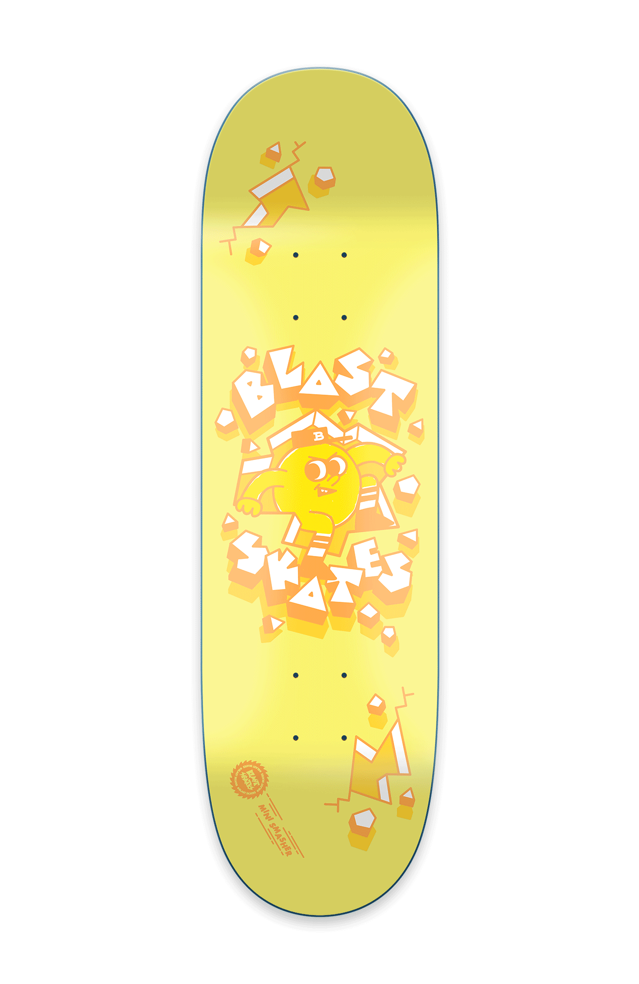 Mini Smasher - yellow, mini POPS Deck