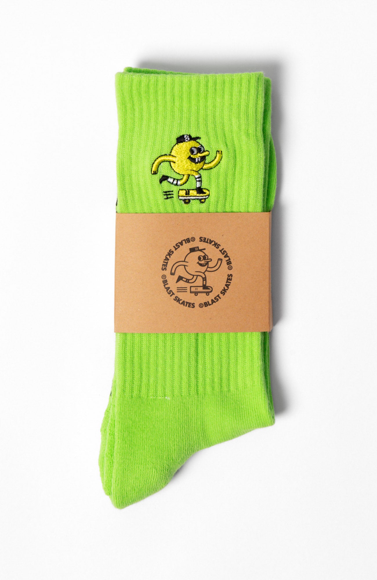 EMBROIDERED MASCOT SOCKS - MINT (2er)
