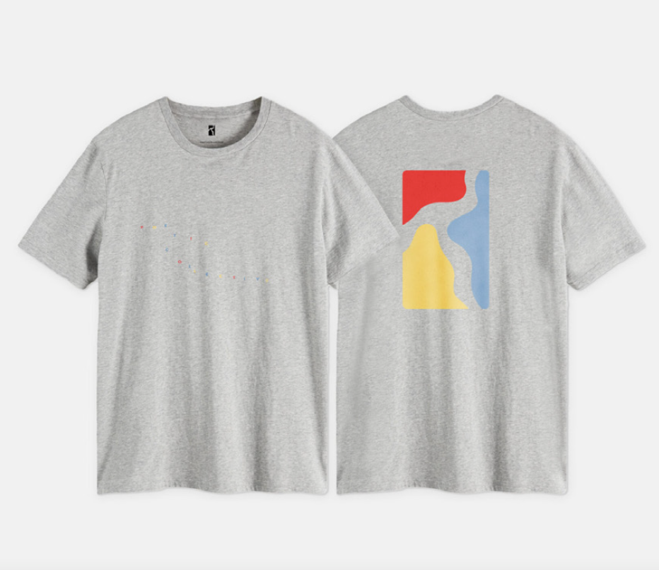 Color Logo T-Shirt - Heather Grey
