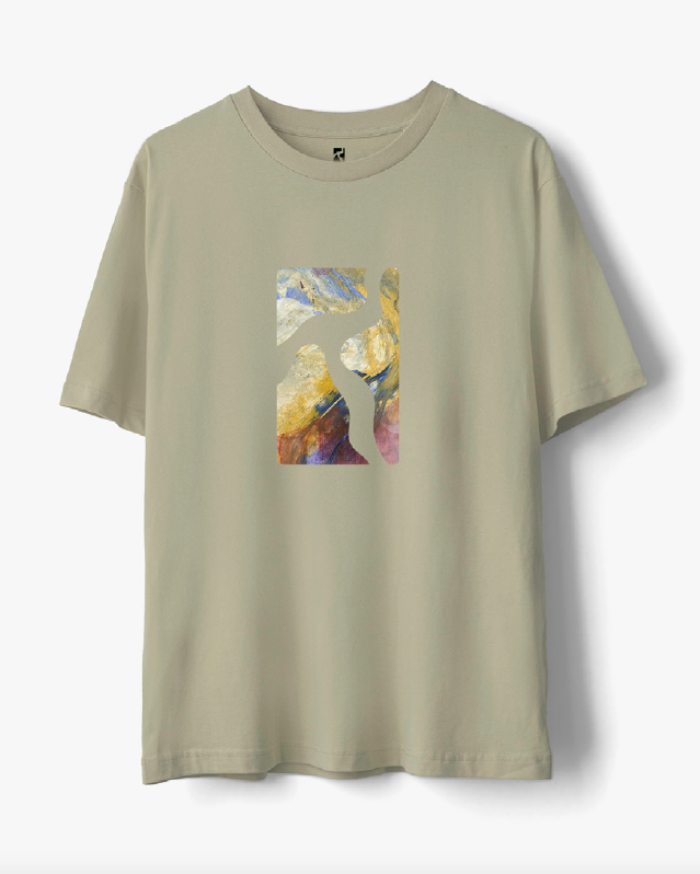 Logo Cut Out T-Shirt - Sage