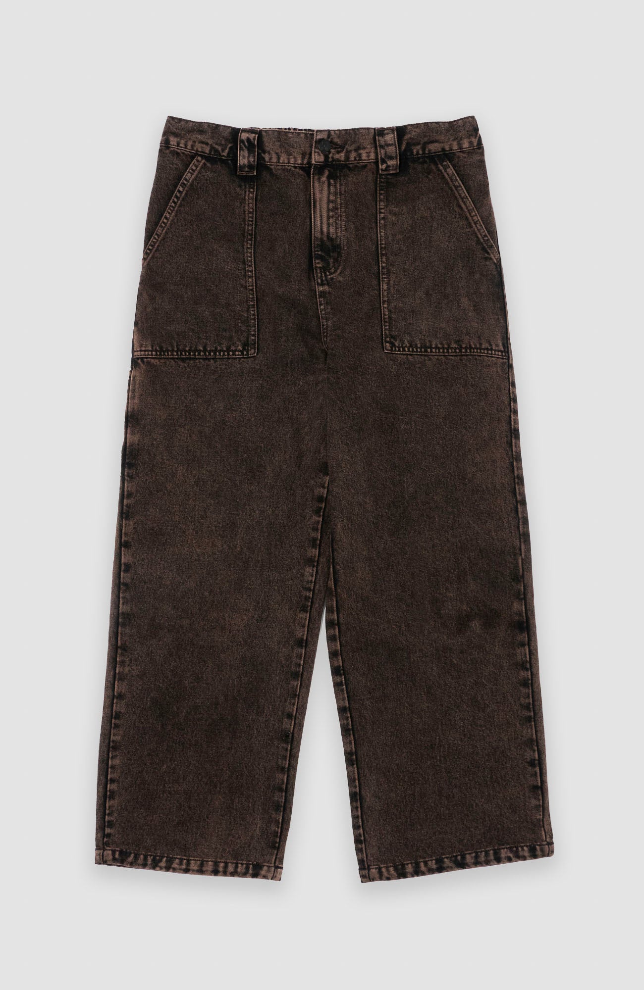 Painter Pant - Brown Acid Denim Wash