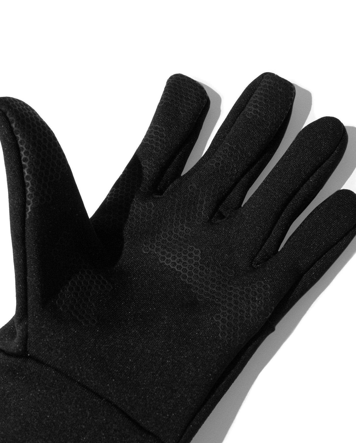Rubber Patch Gloves - Black