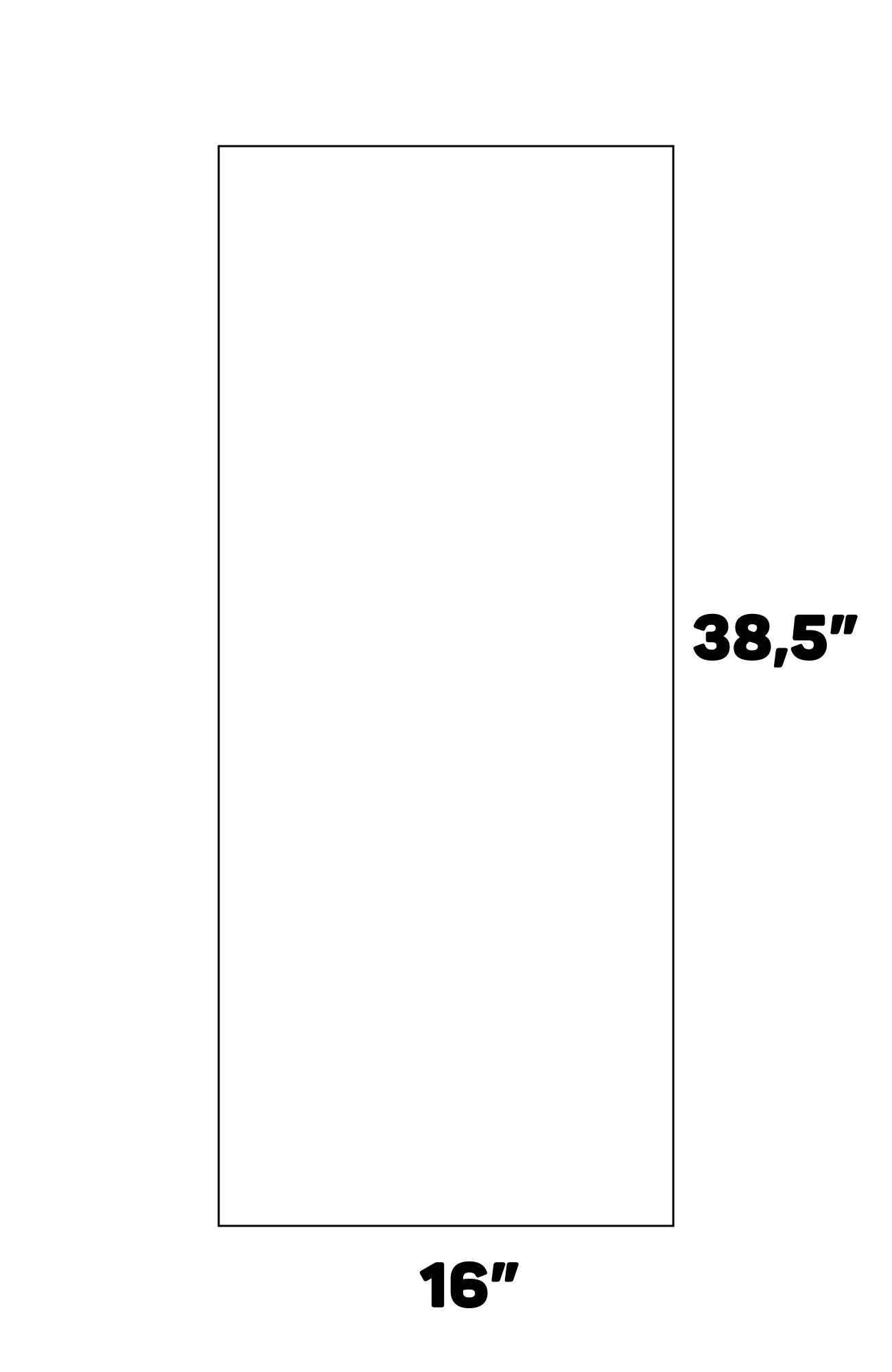 Plastic Bags - Completes, 50pcs (16" x 38")