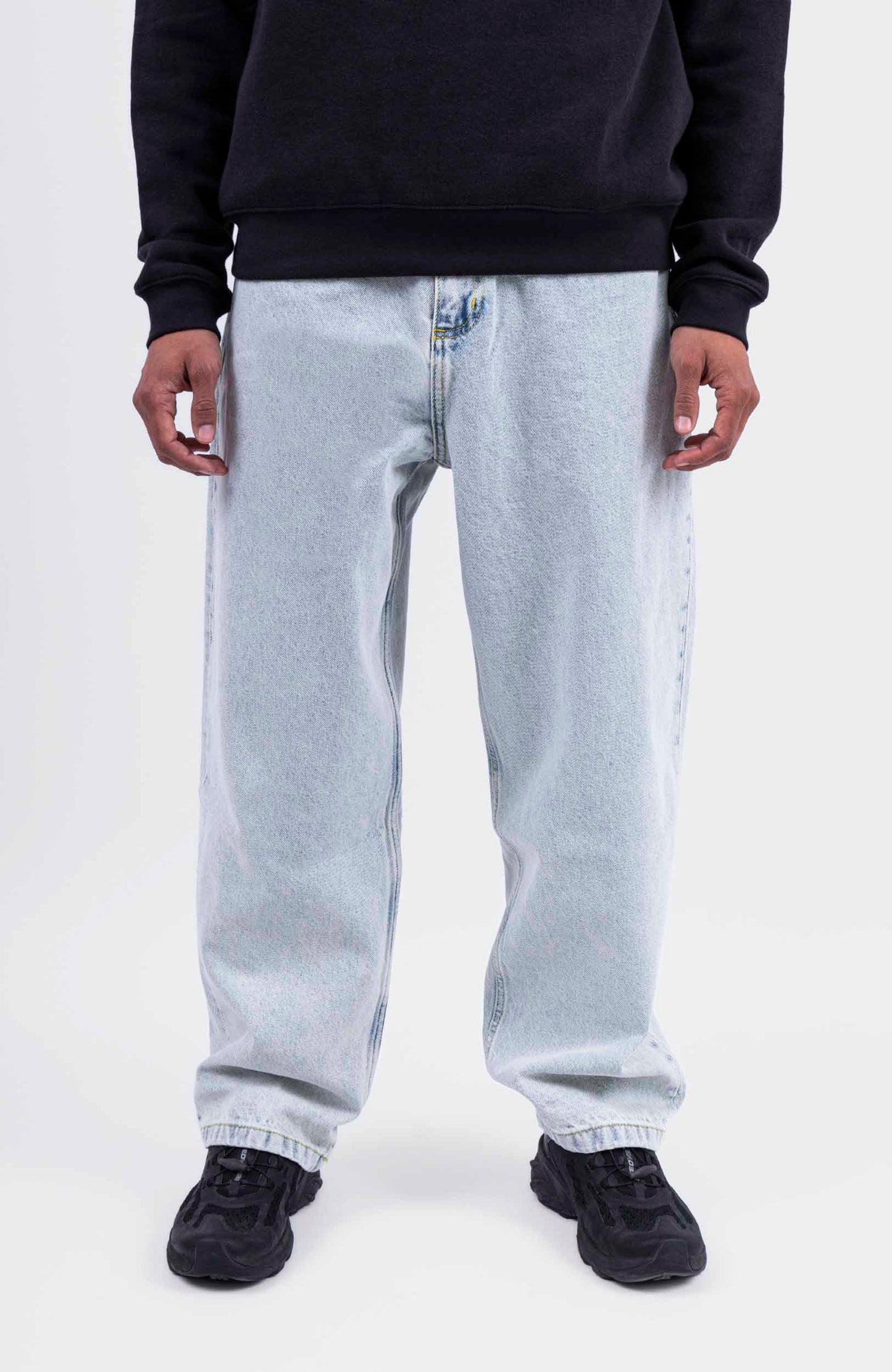 Denim Baggy Pants - Sky Blue