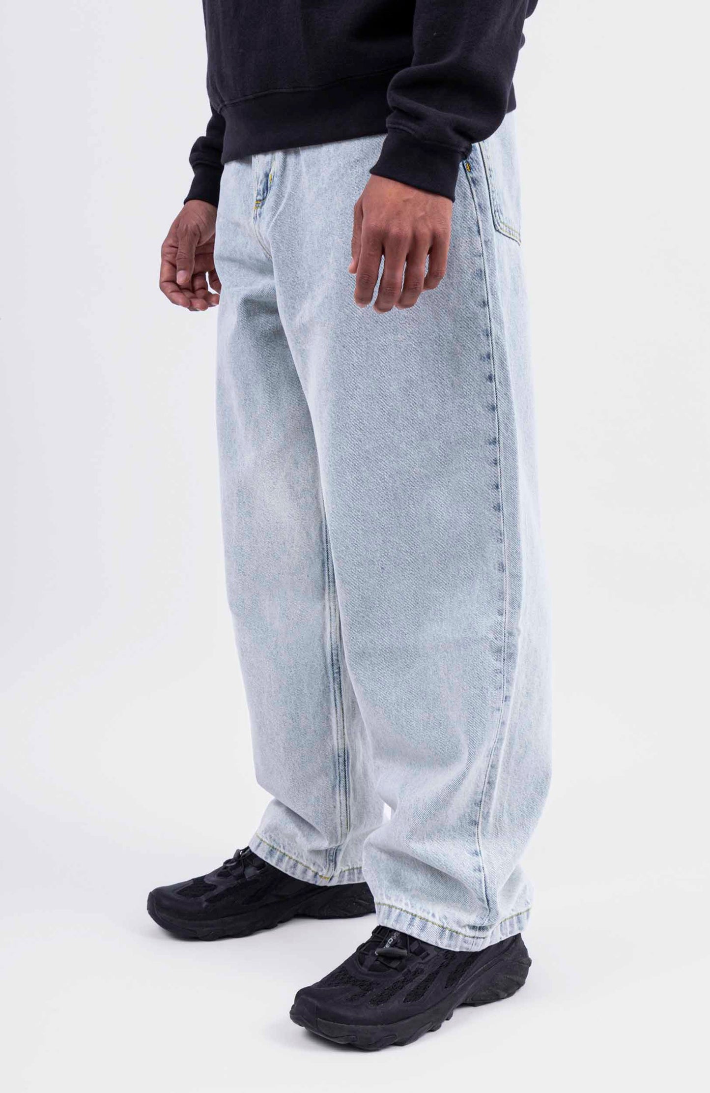 Denim Baggy Pants - Sky Blue