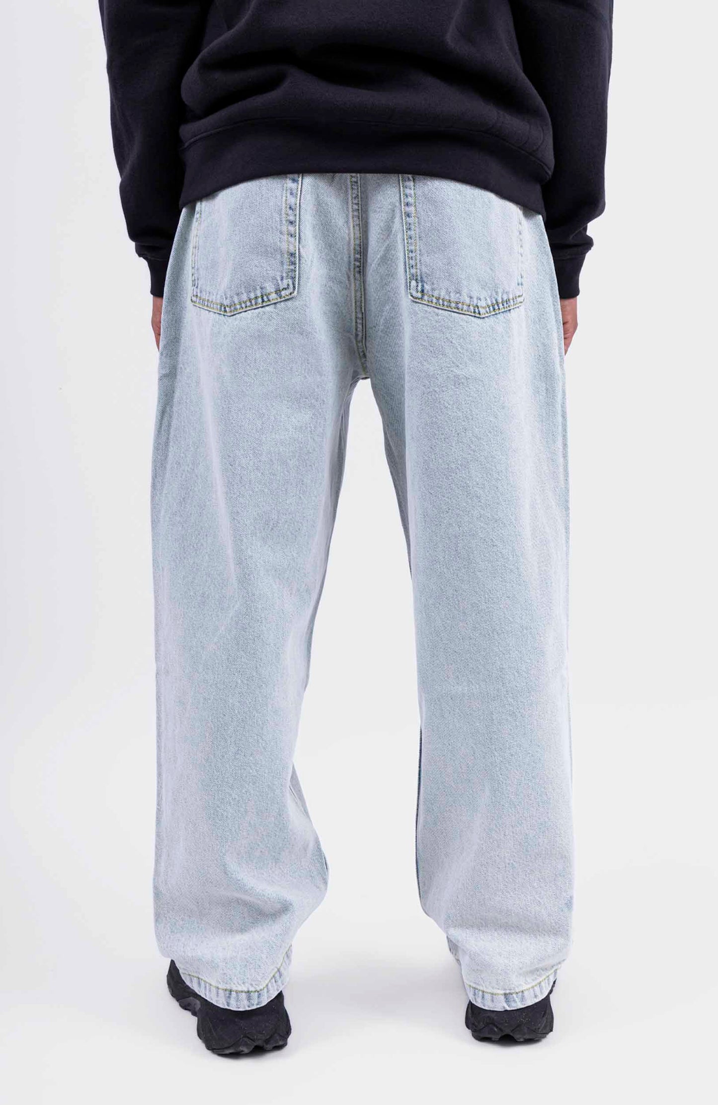 Denim Baggy Pants - Sky Blue