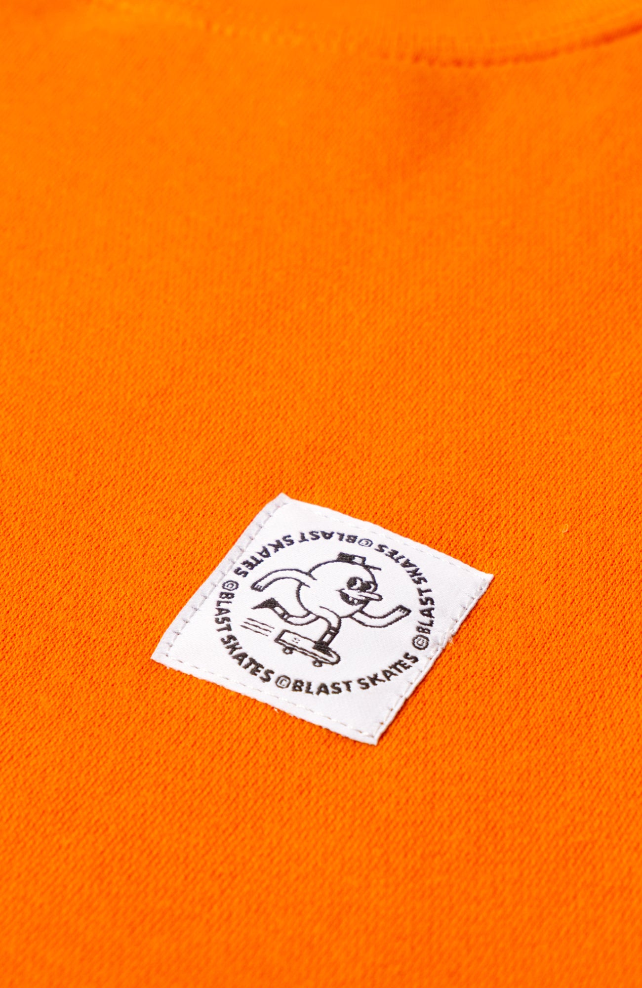 ROUND LOGO CREW NECK - ORANGE