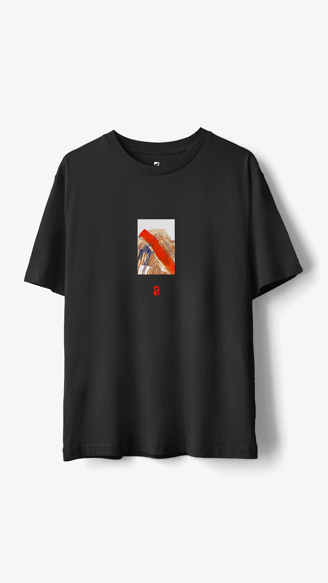 Framed Painting T-Shirt - Black