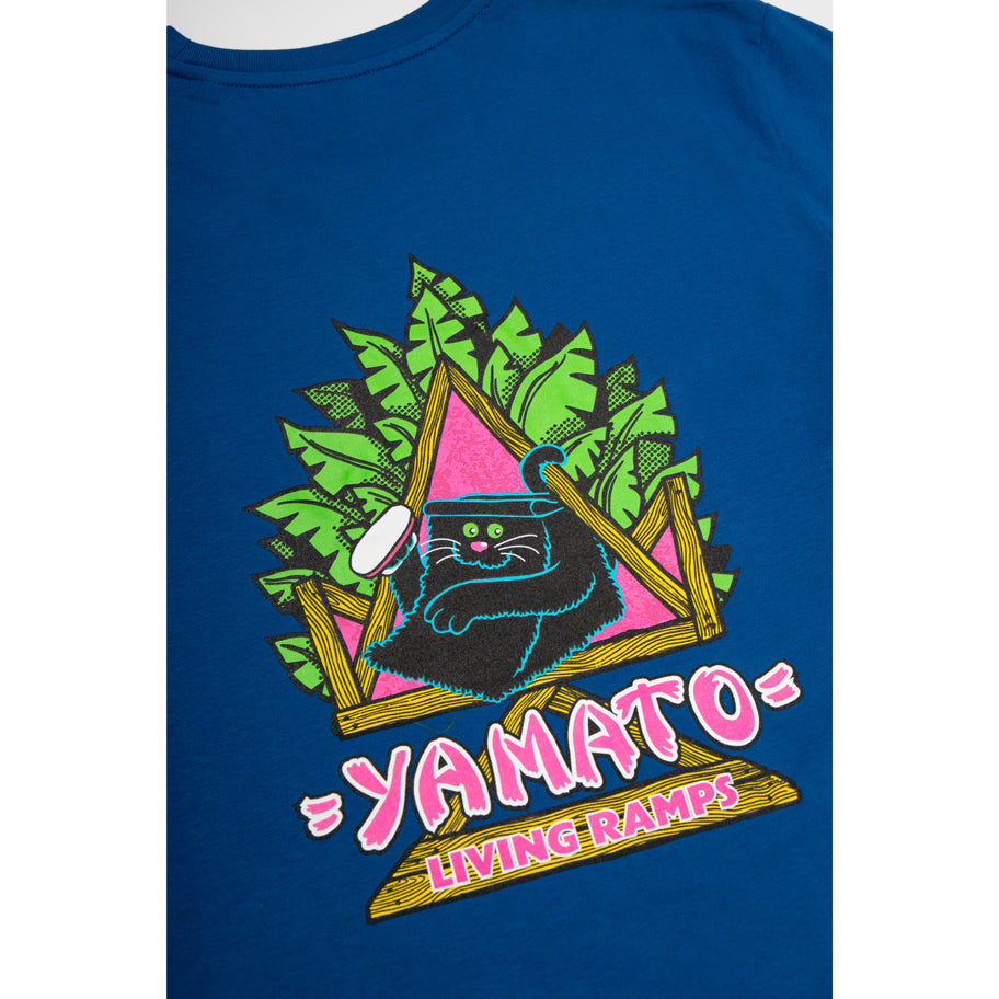 "Natas Ramp" T-Shirt - Ultra Marine Blue
