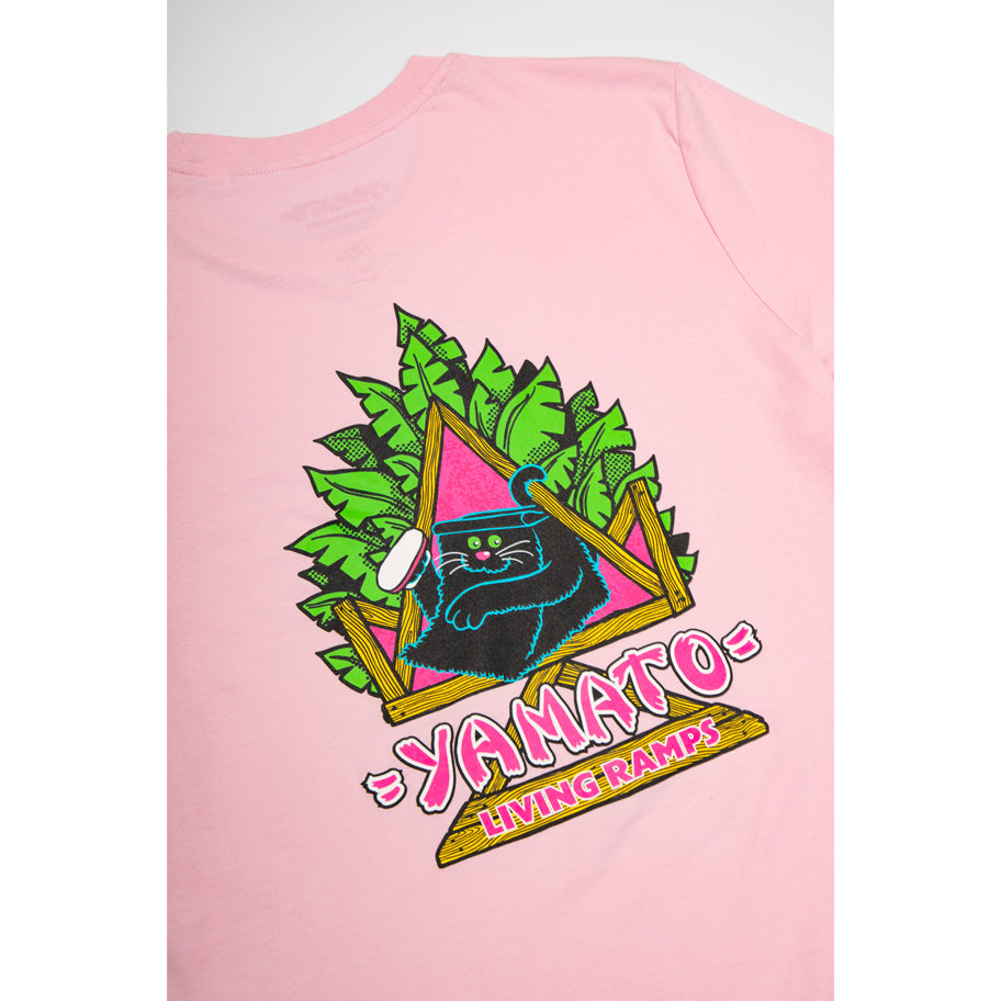 "Natas Ramp" T-Shirt - Cotton Candy Pink