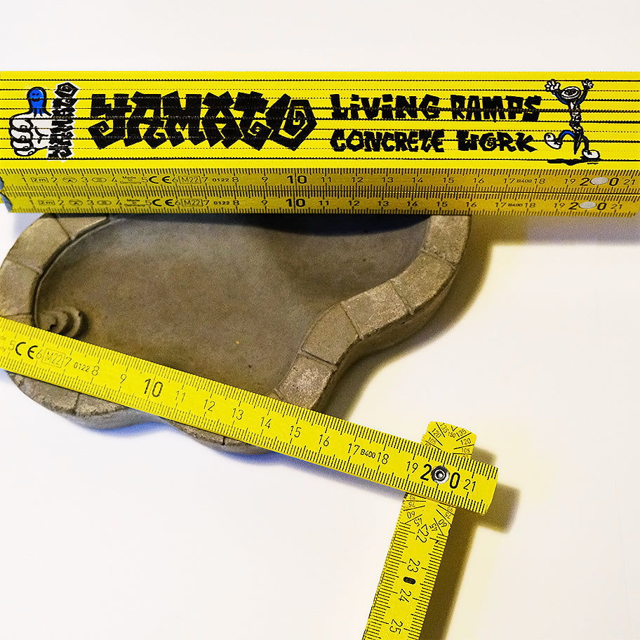 "Concrete Work" Zollstock Yellow