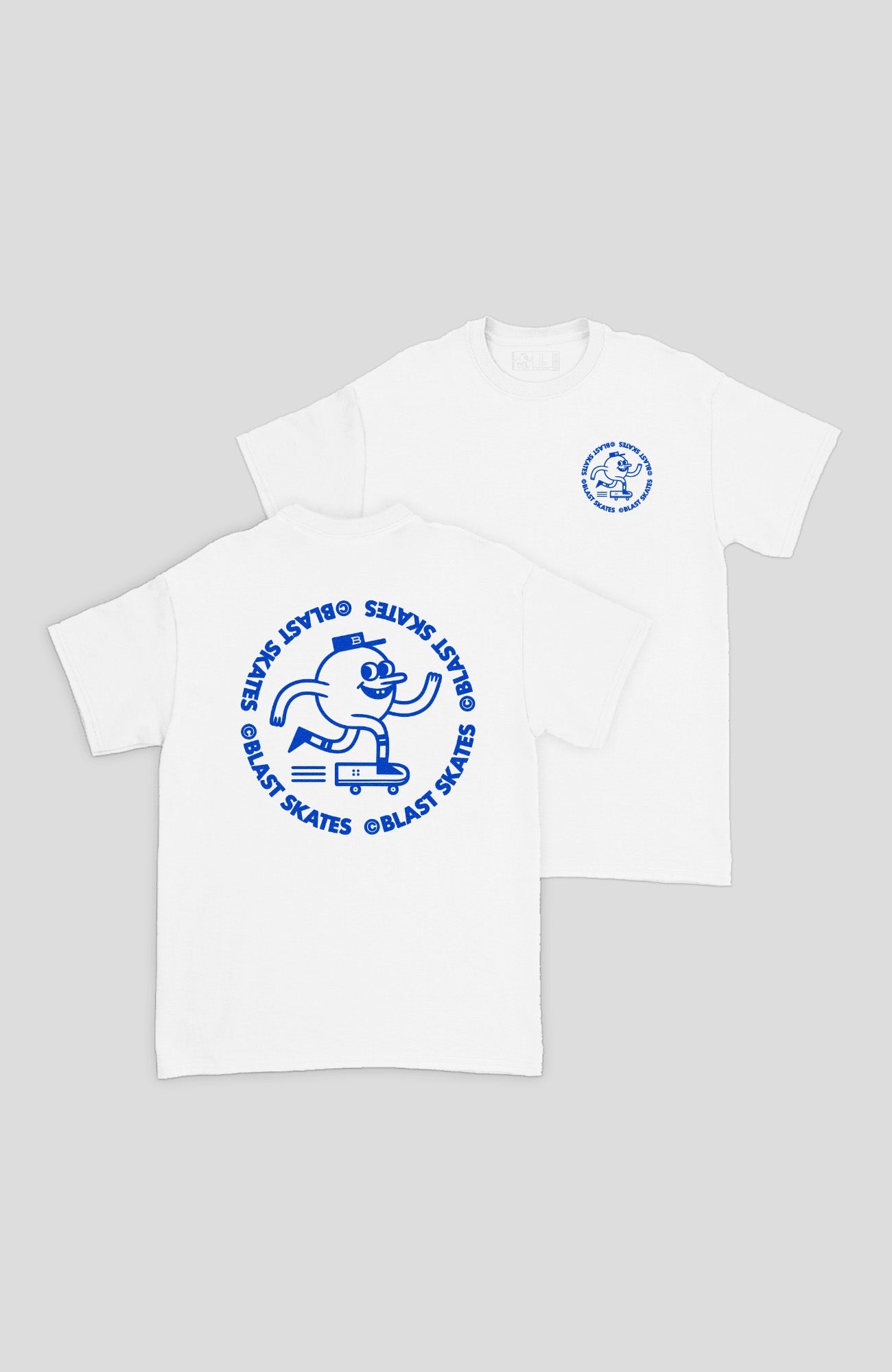 CLASSIC ROUND LOGO T-SHIRT - WHITE
