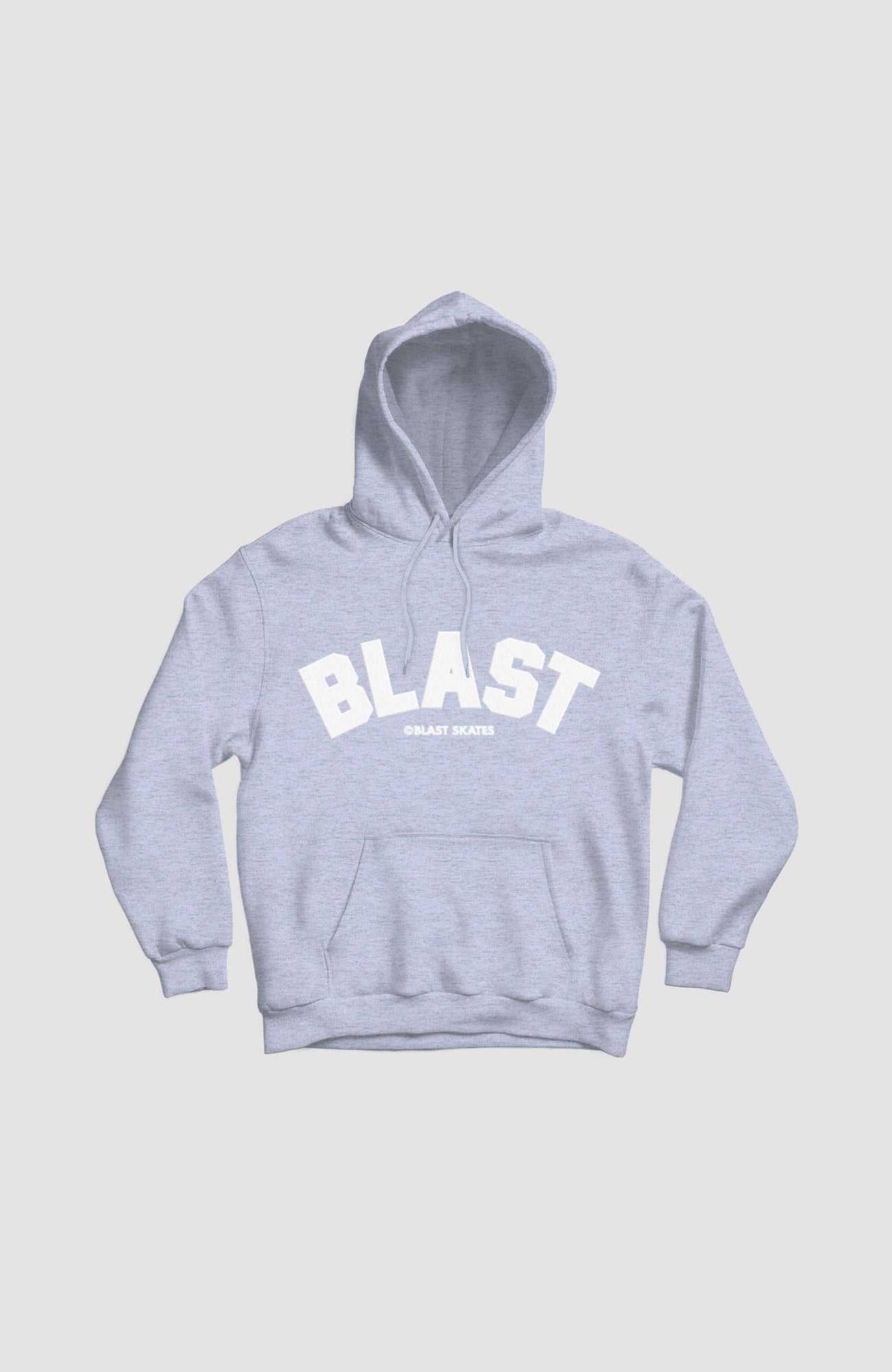 PUFF PRINT BLAST HOOD - ASH GREY