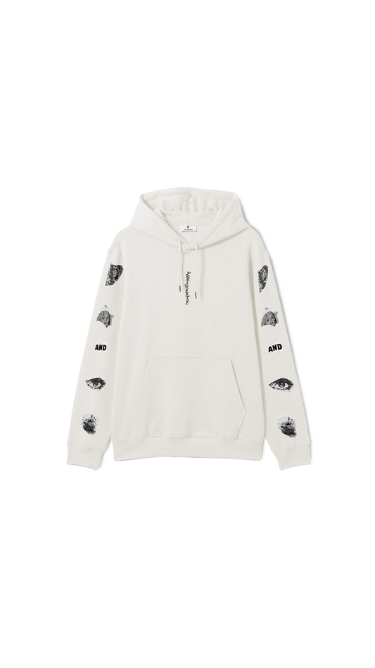 And Arm Hoodie - Ivory