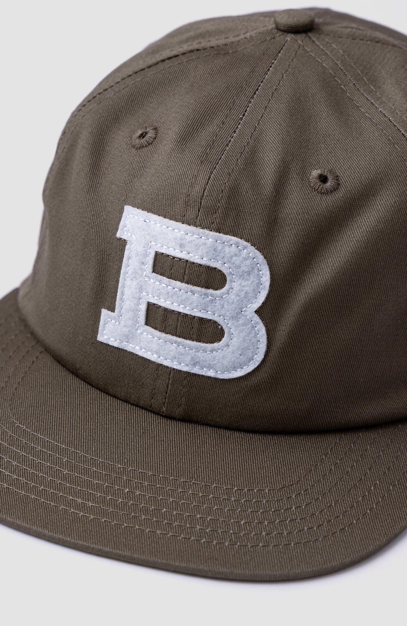 6 PANEL - FELT 'B' CAP - Forest