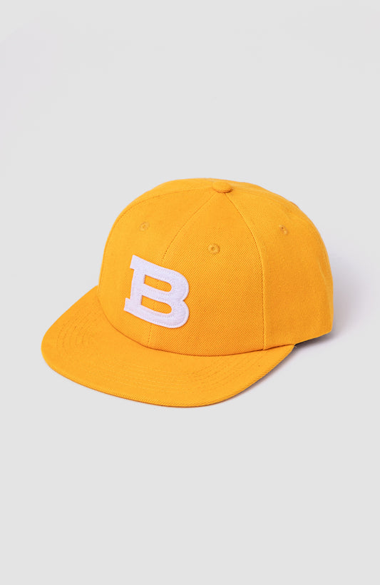 6 PANEL - FELT 'B' CAP - Yolk