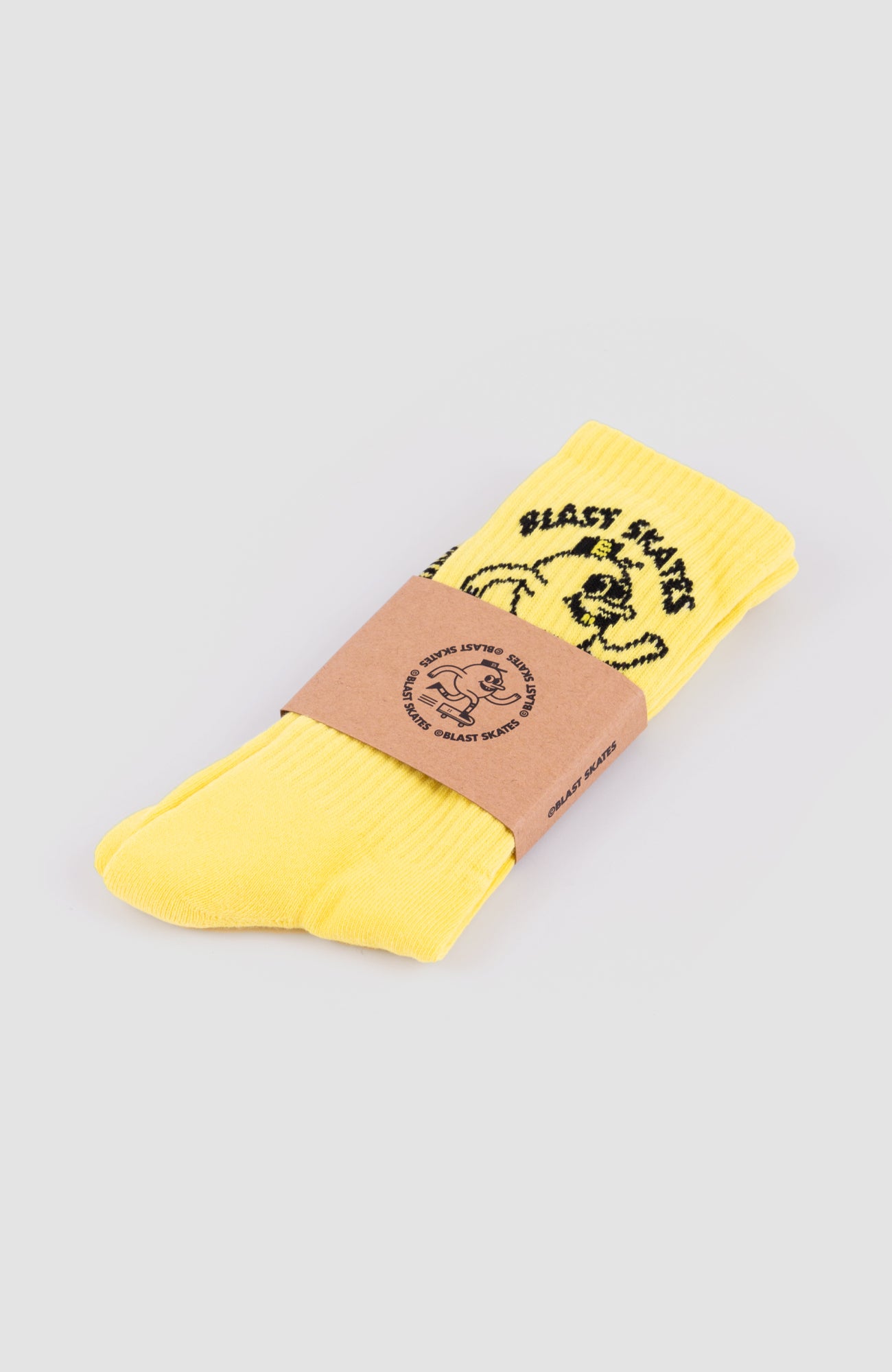 LOGO CREW SOCKS, Classic Yellow