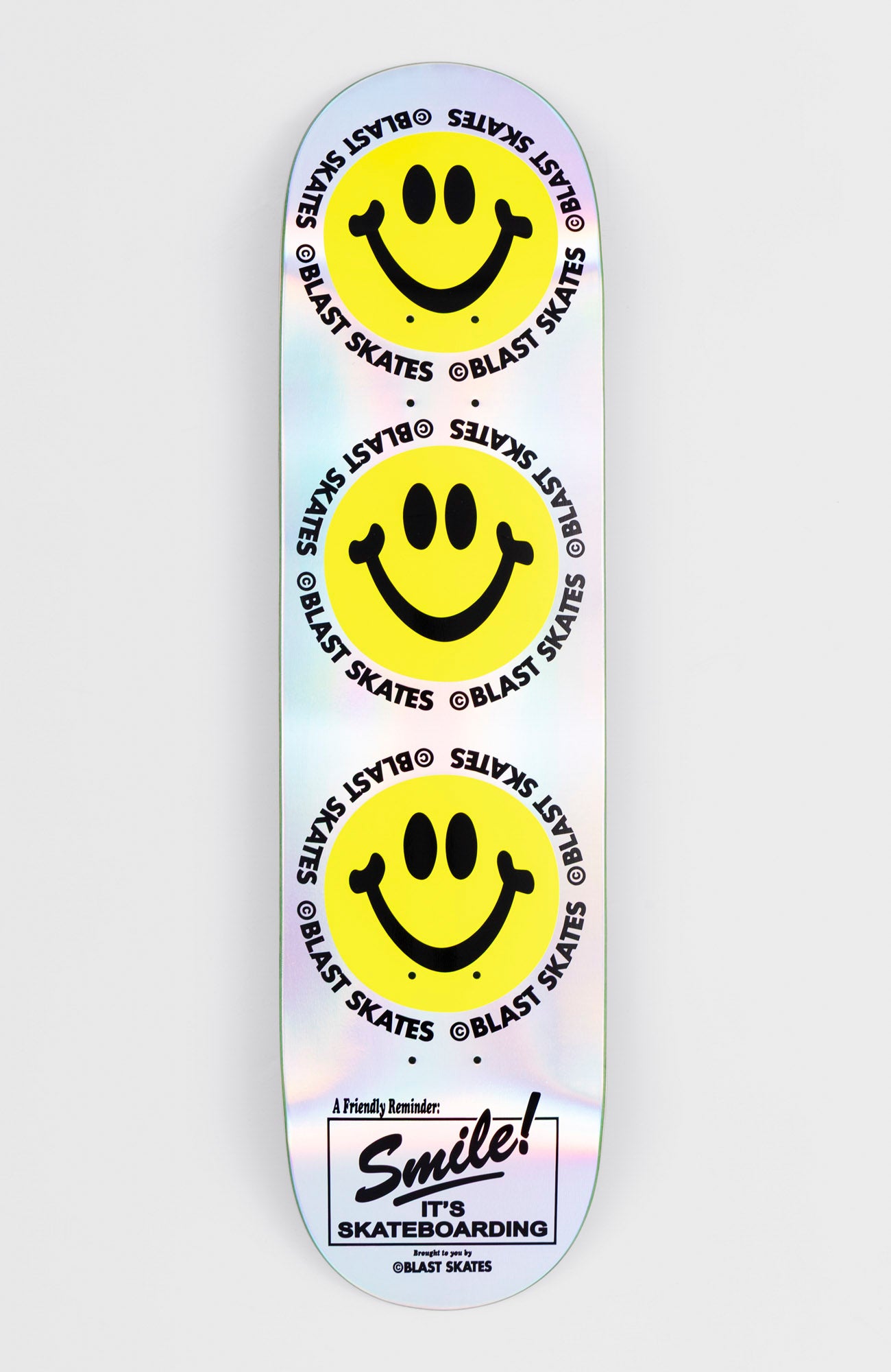 HOLOORAPHIC SMILE -  FULL SHAPE DECK