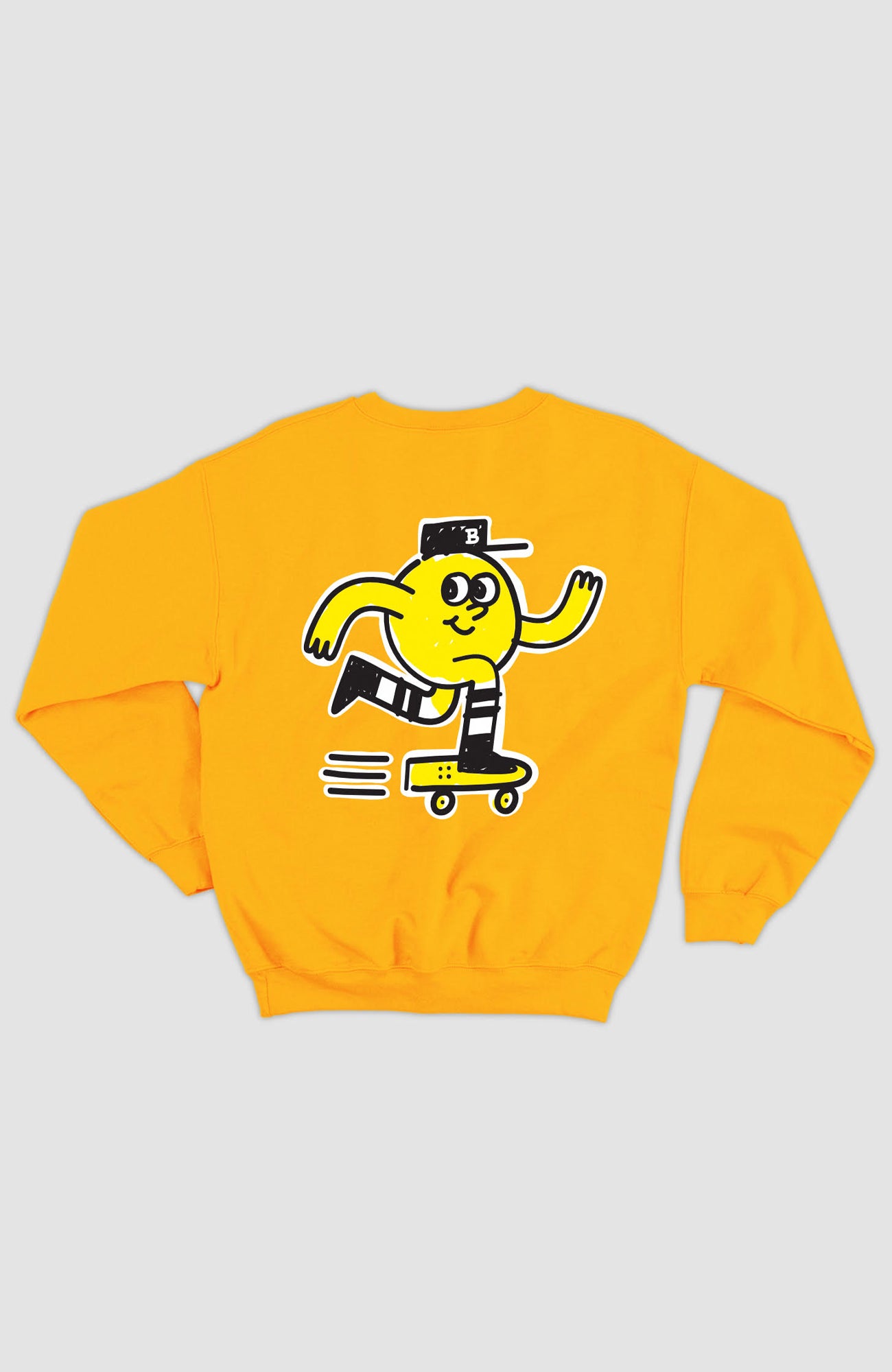 JUNIOR MASCOT CREW NECK, Yellow (kid sized)