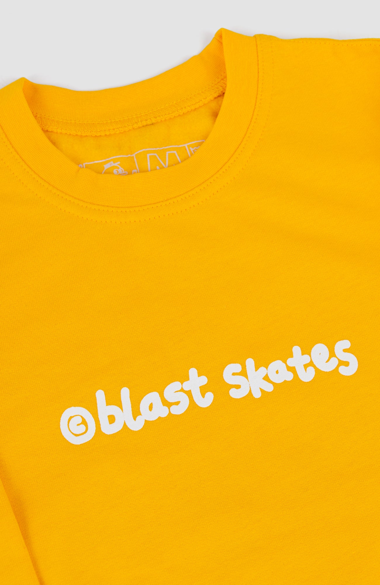 JUNIOR MASCOT CREW NECK, Yellow (kid sized)