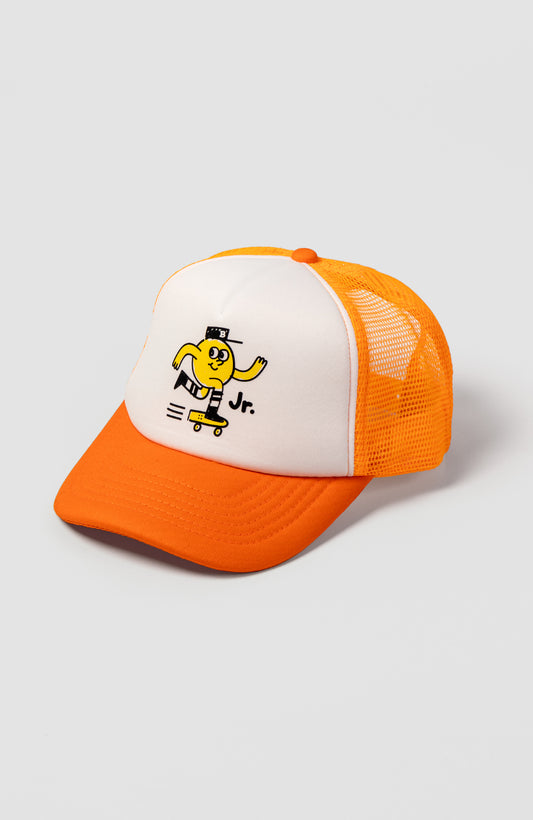 KID SIZED MESH HAT - Orange