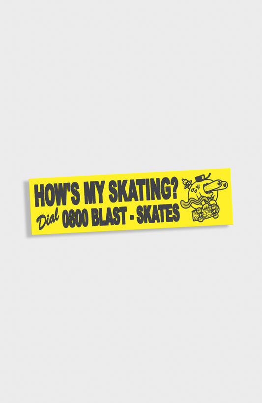 ACID BLASTER STICKER Bumper Sticker