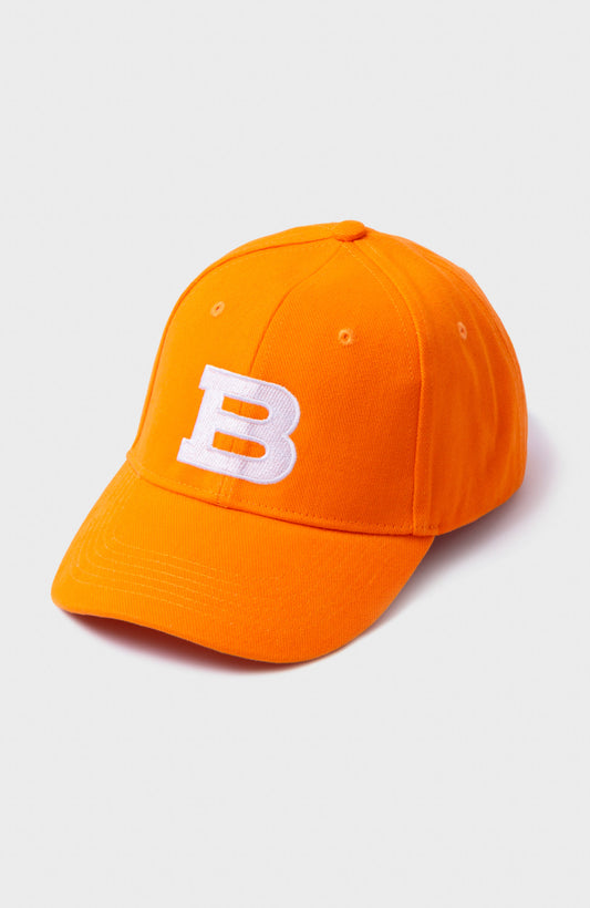 CLASSIC 6 PANEL - EMBROIDERED 'B' CAP - Orange