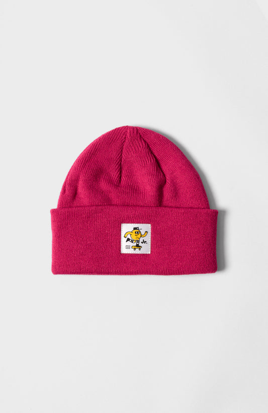 KIDS PINK MASCOT LOGO BEANIE