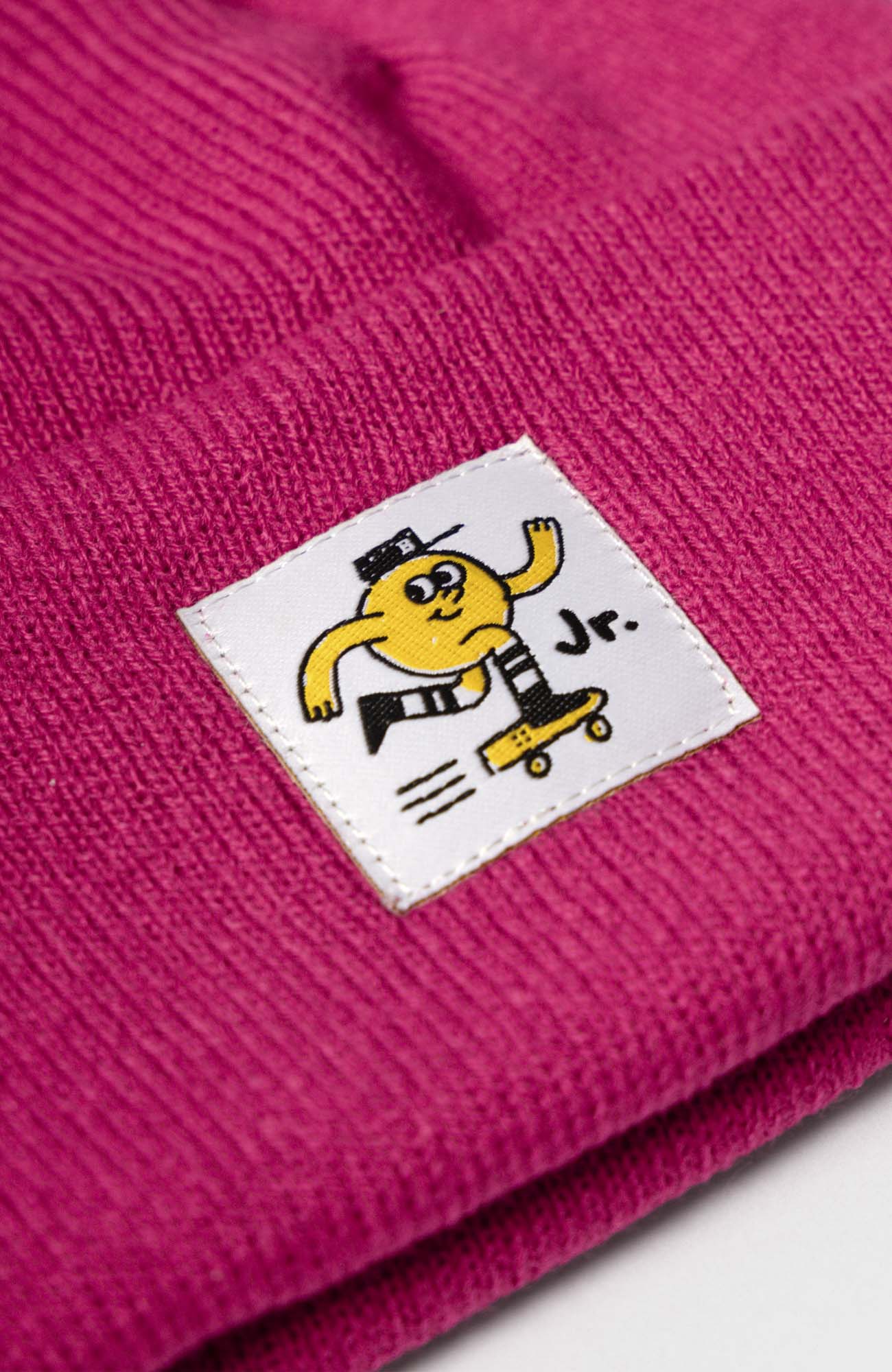 KIDS PINK MASCOT LOGO BEANIE