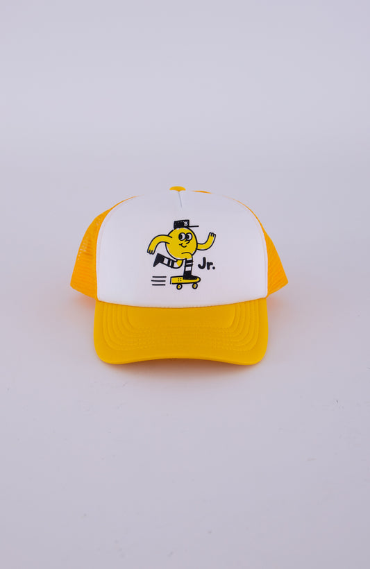 KID SIZED MESH HAT - Yellow