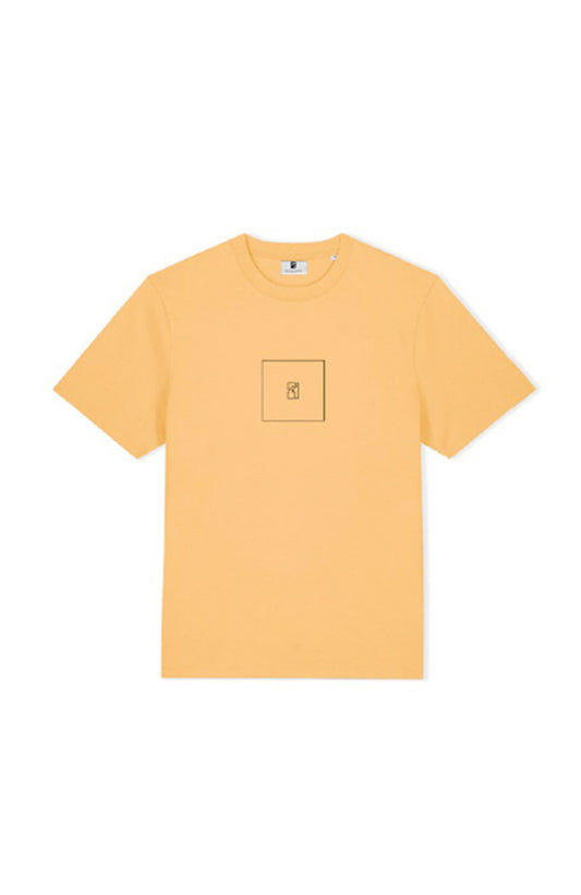 Box Outline T-shirt - Yellow