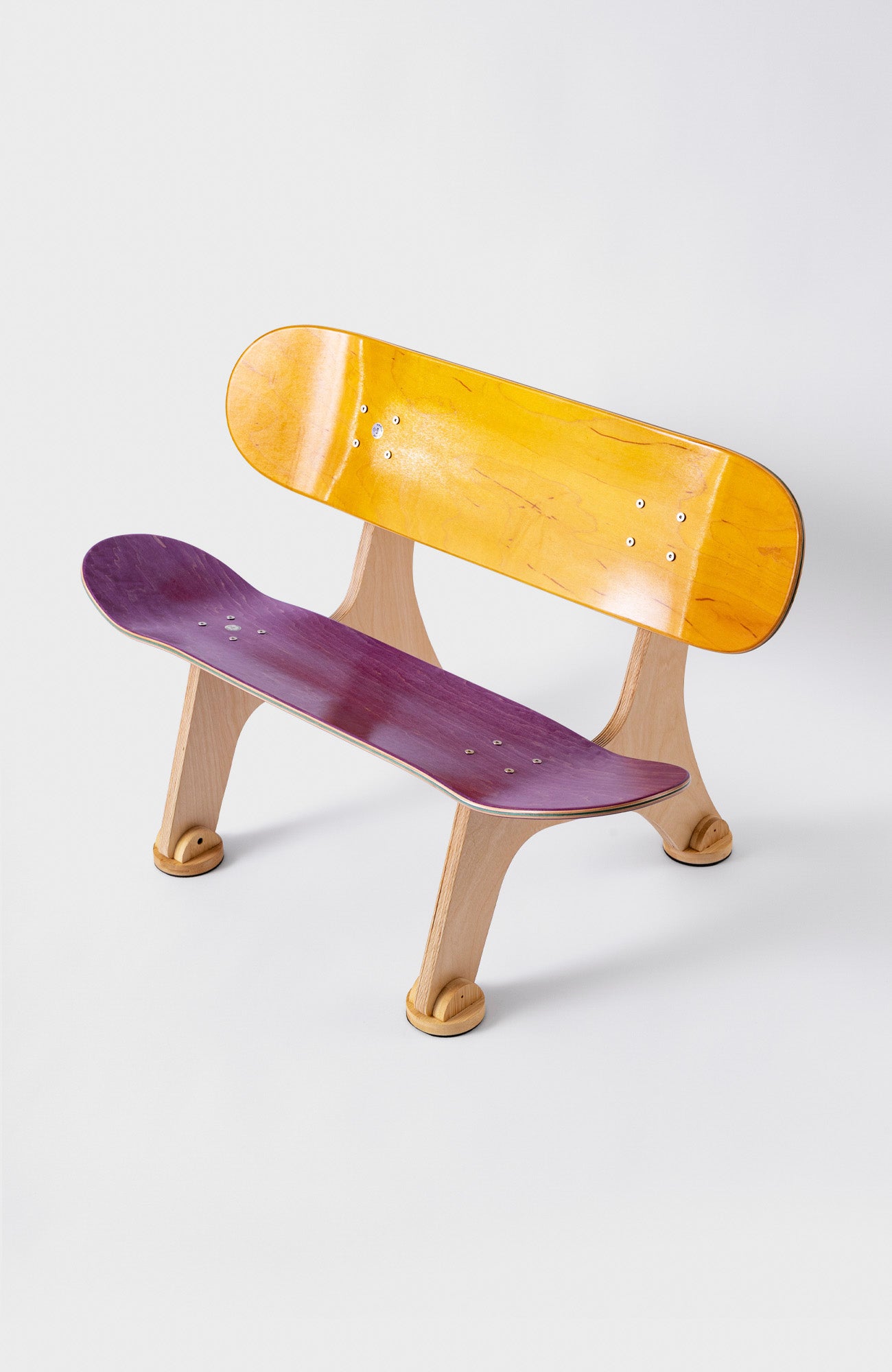 Skateboard Wooden Bench Legs (Set of 2)