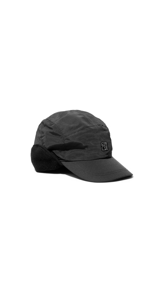 Ear Flap Cap - Black 