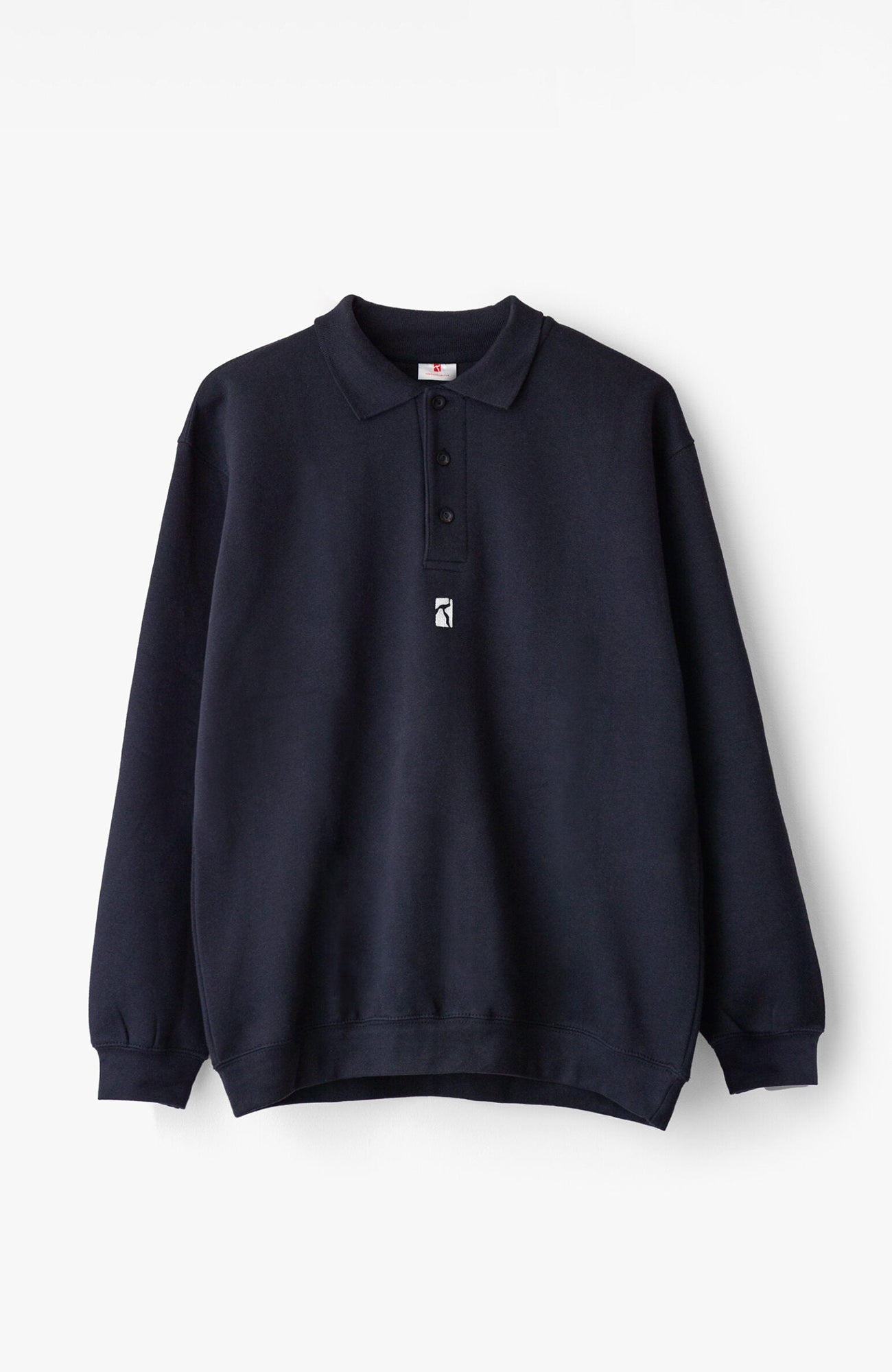 Heavy Polo Sweat - Navy