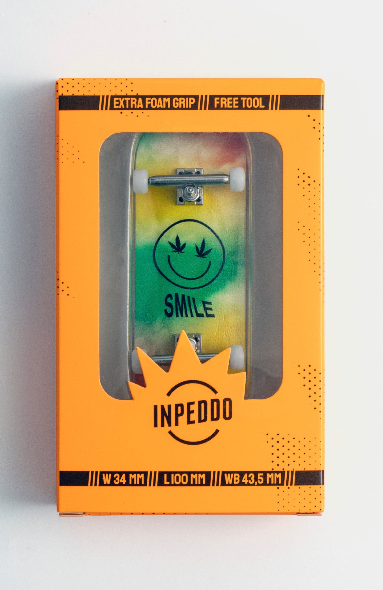 Fingerboard Compl. 3rd Gen, SMILE TIE-DYE - 34mm