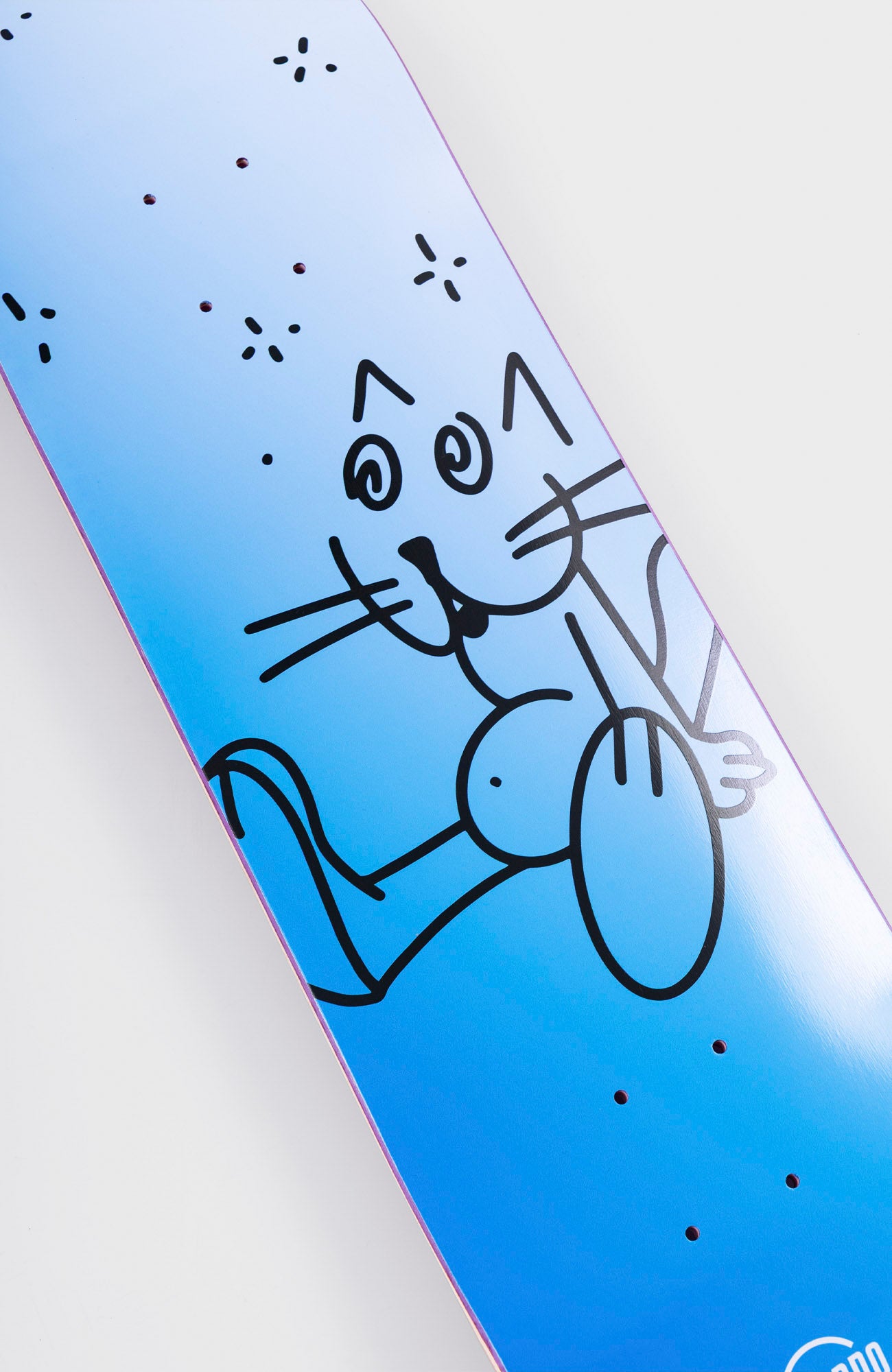 BOOZE CAT Blue - Mid-size deck