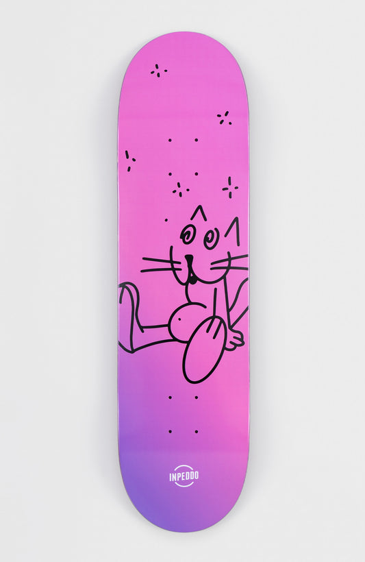 BOOZE CAT Pink - Mid-size deck