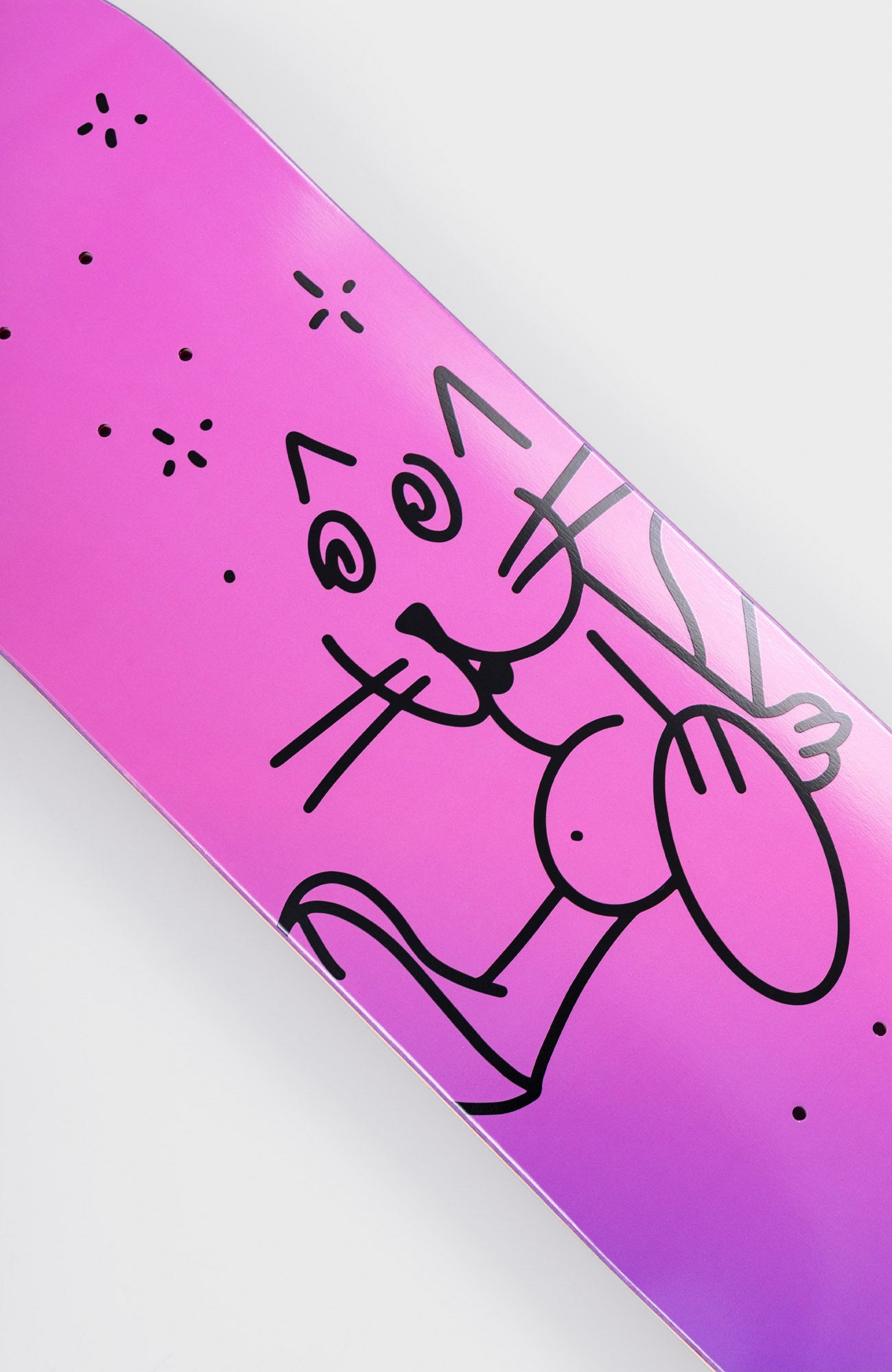 BOOZE CAT Pink - Mid-size deck