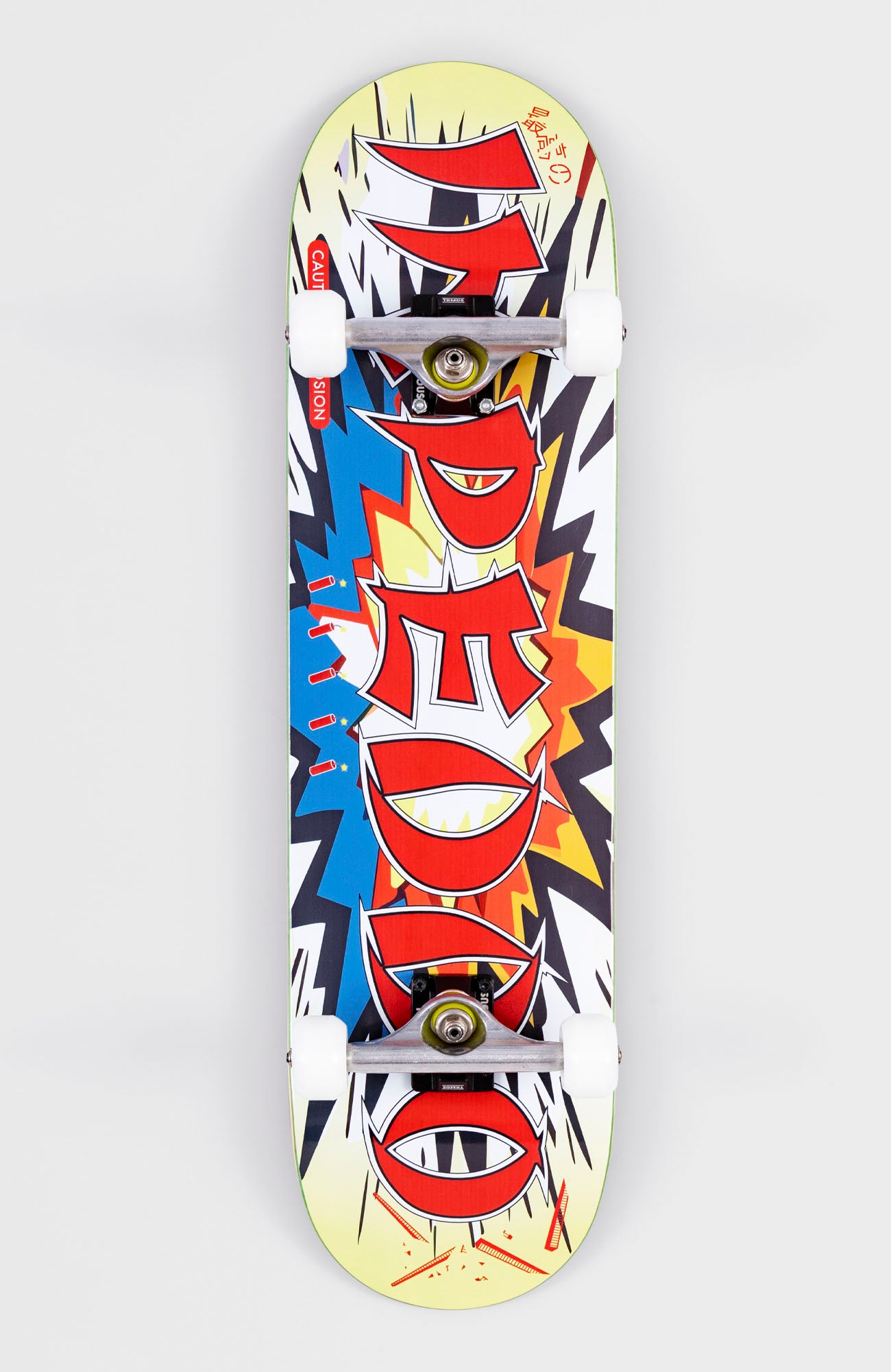 CAUTION: Explotion - twin tail - Skateboard Prem Complete