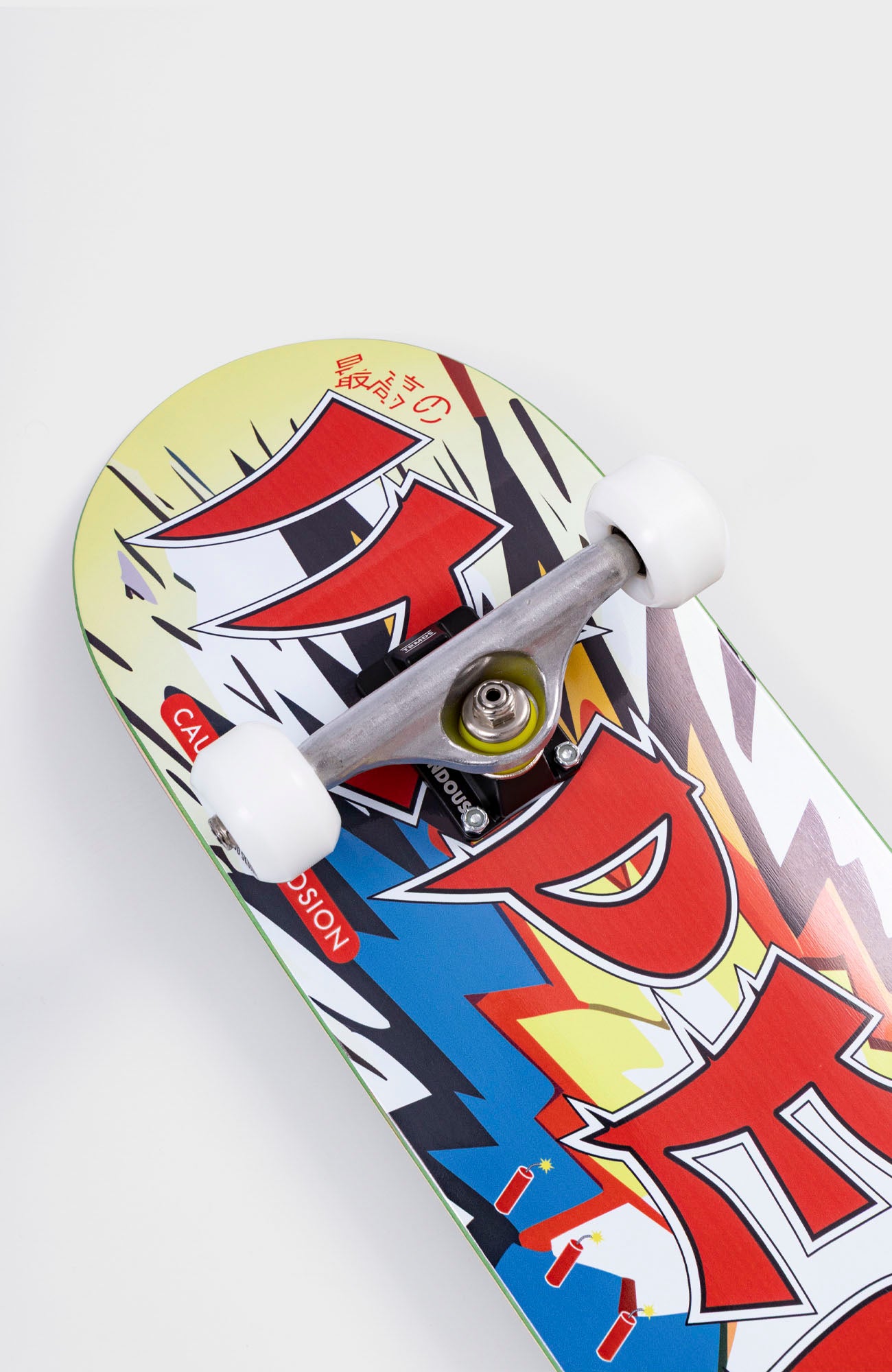 CAUTION: Explotion - twin tail - Skateboard Prem Complete