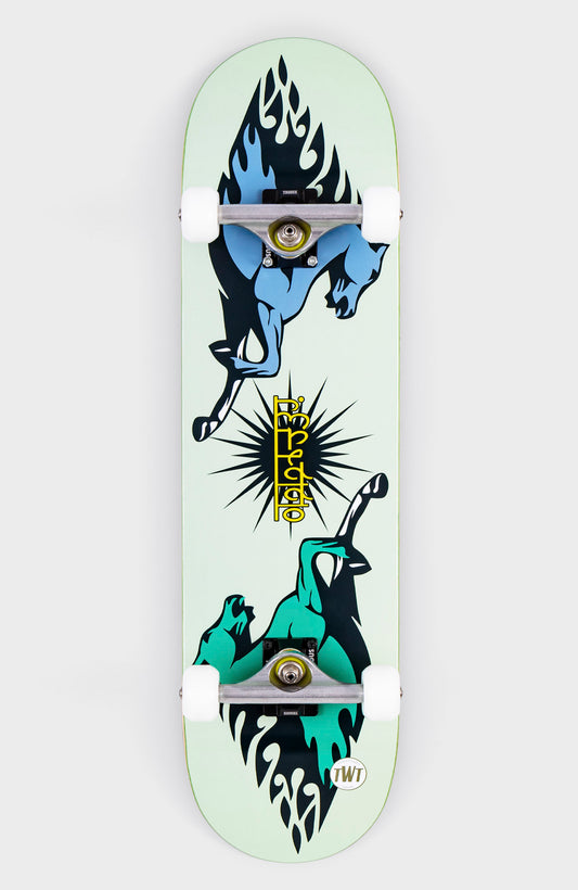 HORSES - twin tail - Skateboard Prem Complete